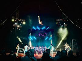 Akrobaten im Circus Knie in Innsbruck