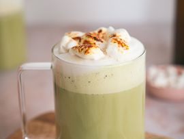 Baguette Matcha Latte