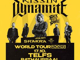 Kissin' Dynamite Plakat für die Welt Tour 2025