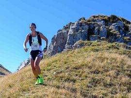 Läufer auf dem Berg