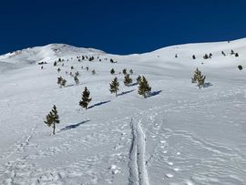 Schneelandschaft Skitour Rötenspitze