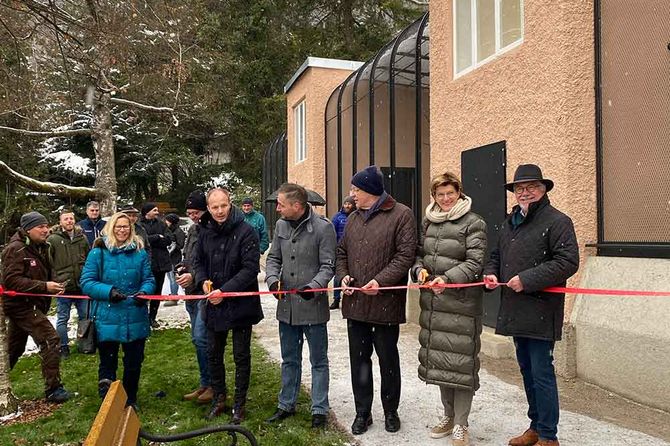Eröffnung Vogelvolieren Alpenzoo