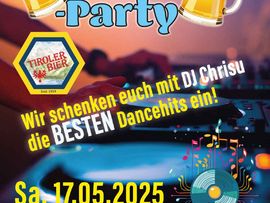 Plakat Bierhallenparty Innsbruck