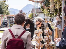 Ein Stand in der Stadt