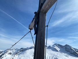 Skitour Hohe Warte Gipfelkreuz