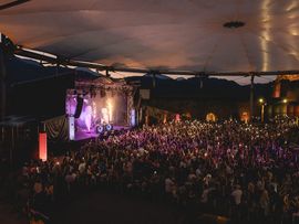 Bühnenshow auf dem Sommerkonzert in Kufstein
