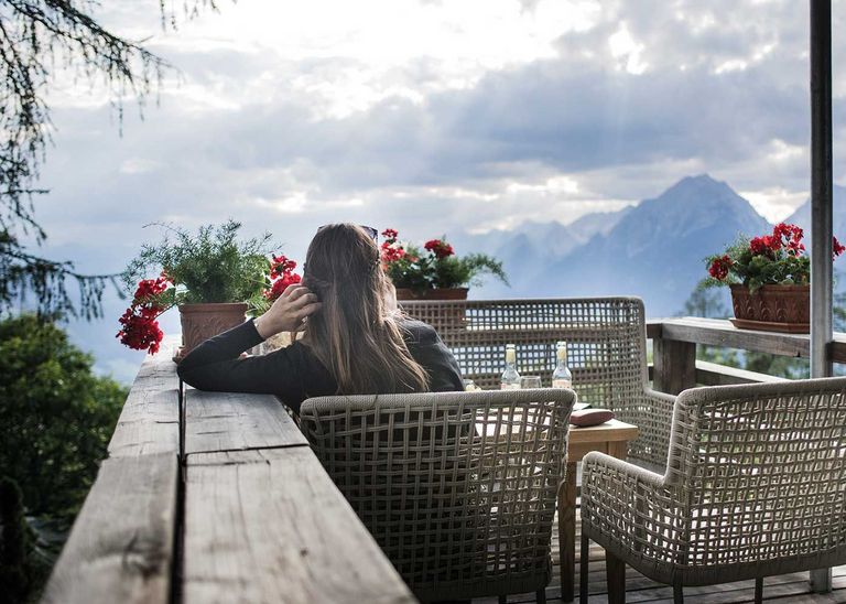 Ausblick vom Biohotel Grafenast