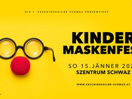 Banner Kinder Maskenfest Schwaz