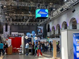 Die Messehalle der career and competence messe in Innsbruck