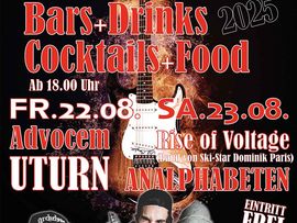 Ganzes Plakat der Summer Garden Party mit allen Infos.
