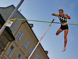 Anzhelika Disorova bie der Golden Roof Challenge 