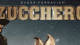 Werbeplakat mit einem Mann im Cowboy-Outfit