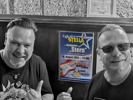 M.T. Bottles Blues-Rock Cover Band mit Plakat