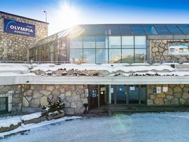 Olympiabad Seefeld zur Winterzeit