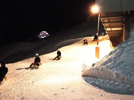 Nochtrodeln bei den Elferbahnen