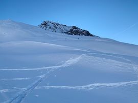 Ski Spuren Schöberspitze