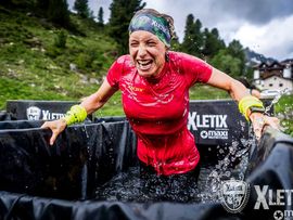 Läufer bei einem Xletix lauf