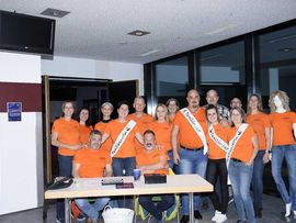 Gruppenfoto bei der Schlagerparty