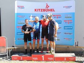 Siegerehrung beim MTB Rennen auf das Kitzbüheler Horn