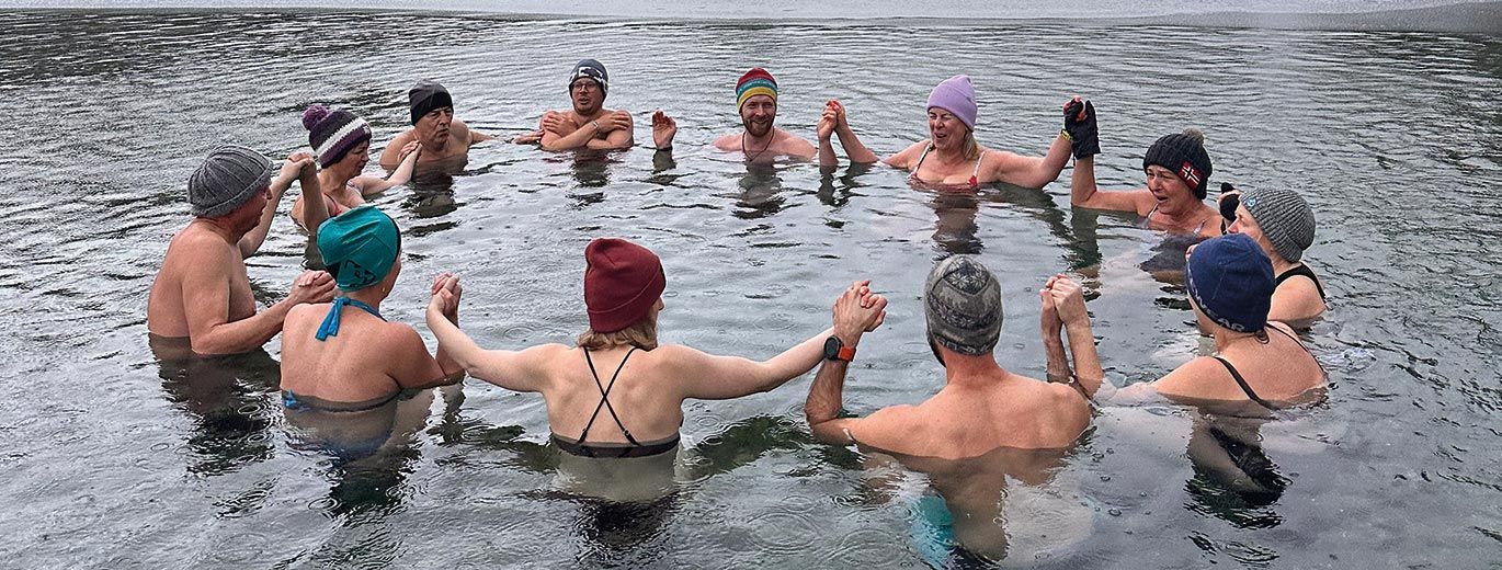 Eisbaden in der AREA 47