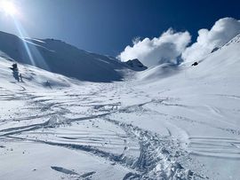 Abfahrt von Felderkogel