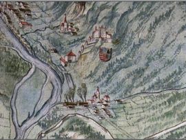 Altes Bild der Karte Jenbachs