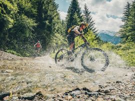 Mountainbiking in den Alpen