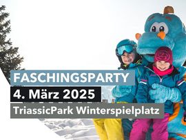 Faschingsparty im Triassic Park Steinplatte