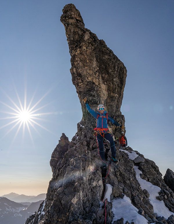 Tanja Lechner, Bergsport, Hintergrat