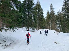 Skitourengeher am Steinberg