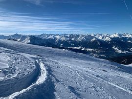 Aussicht in Richtung Westen, Serles