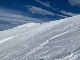 Am Weg zum Gipfelgrat der Eiskarspitze