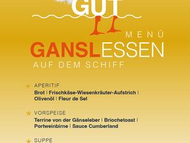 Menü Gans-Abend am Achensee 