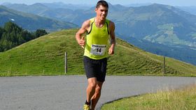 Mann, Berg, Lauf