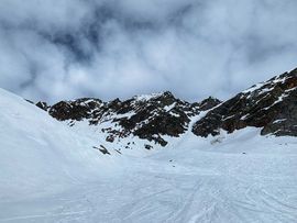 Skitour Habicht Aufstieg Steil