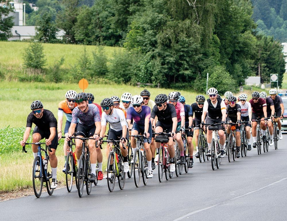 Radfahrer der KISS Sportgruppe