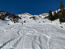 Schneelandschaft Skitour Rötenspitze