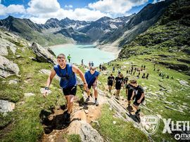 Läufer bei einem Xletix lauf