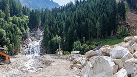 Murenabgang in Mühlendorf