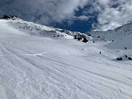 Aufstieg unterhalb der Torspitze