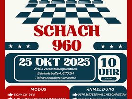 Plakat Schachtunier Zirl 