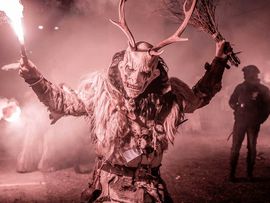 Bilder vom Krampusumzug 2024 der Gerlosberger Schluchtenteufel