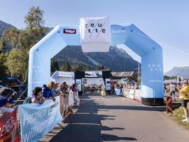 Läufer an der Startlinie