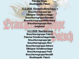 50 Jahre Brauchtumsgruppe Patsch Plakat