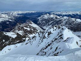 Blick vom Habicht in Richtung Inntal