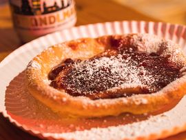 Regionale Spezialitäten bei der Kaiserweihnacht Bergisel