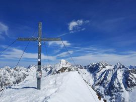 Skitour Hohe Warte Gipfelkreuz