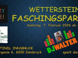 Wettersteiner Faschingsparty Header