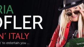 Plakat für Maria Kofler SAX ’N’ ITALY im Kulturgasthaus Bierstindl