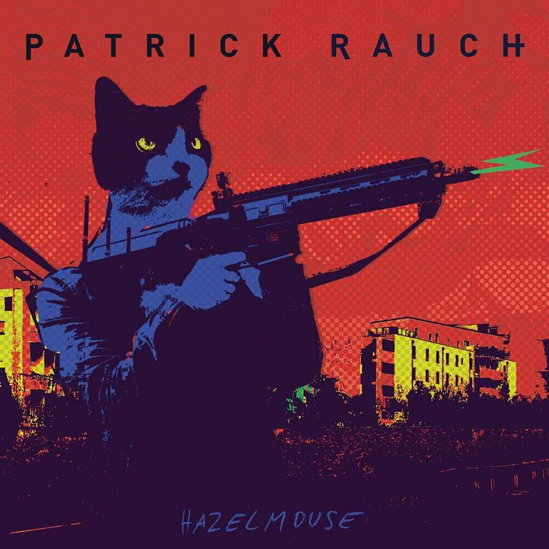 CD Cover Katze mit Maschinengewehr